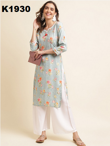 Prasuti Vol 3 Floral Straight Printed Kurtis Catalog
